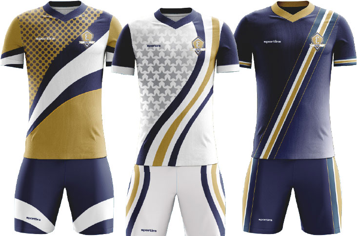 Eclipse jersey and shorts for soccer