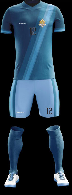 Sportira sublimation kit with jersey, shorts and socks